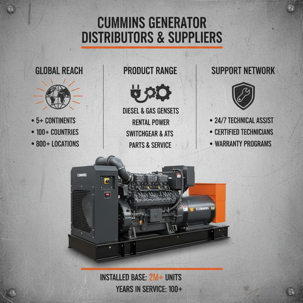 cummins generator distributors Supplier