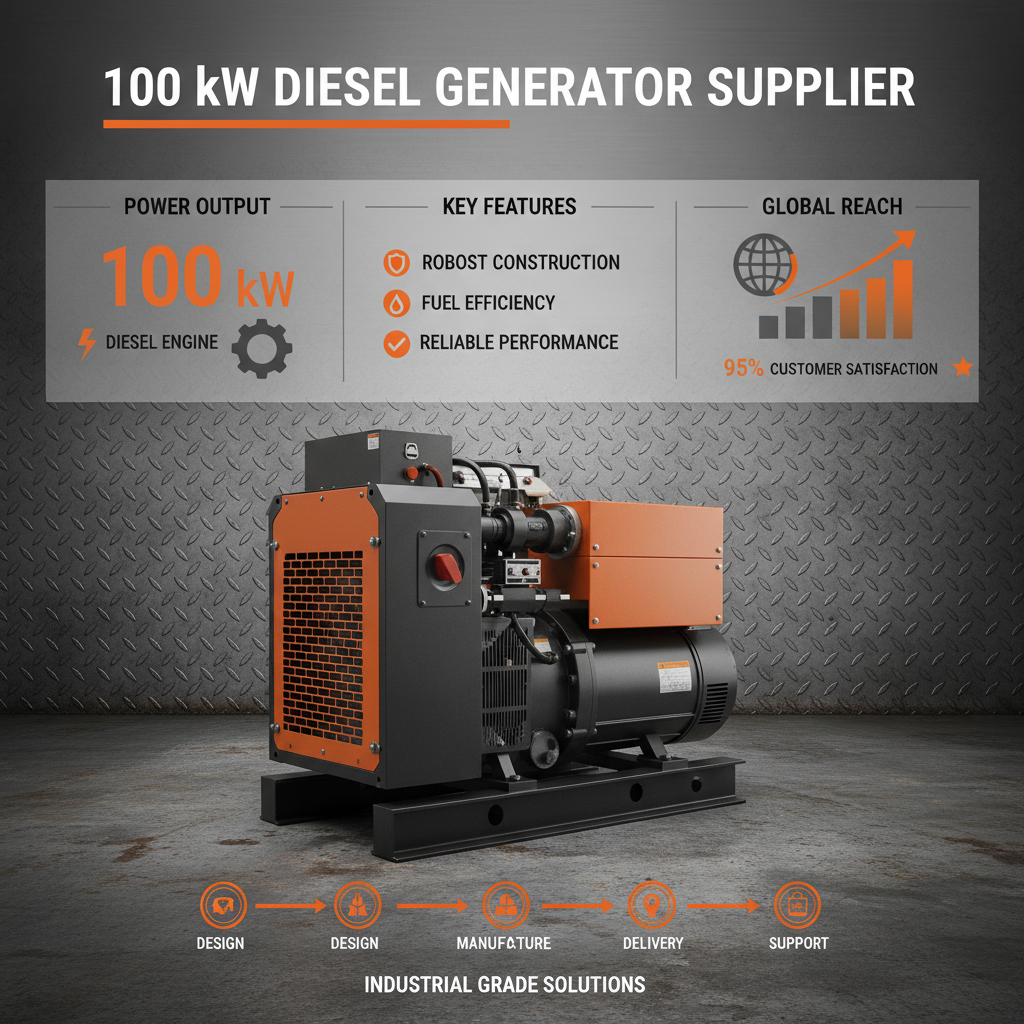 100 kw diesel generator Supplier
