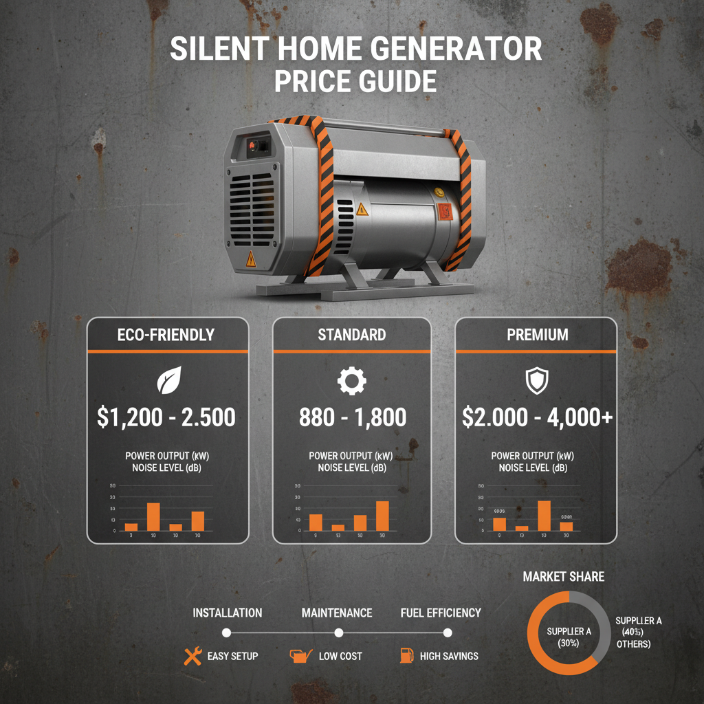 silent generator price for home Supplier