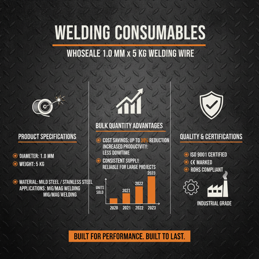 Find Wholesale 1.0 mm x 5 kg Welding Wire for Superior Fabrication