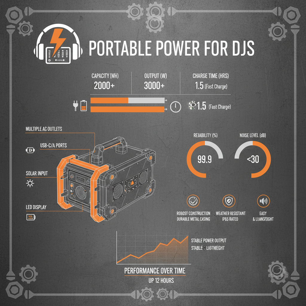 Power Up Your DJ Performance with a Reliable Portable Power Station