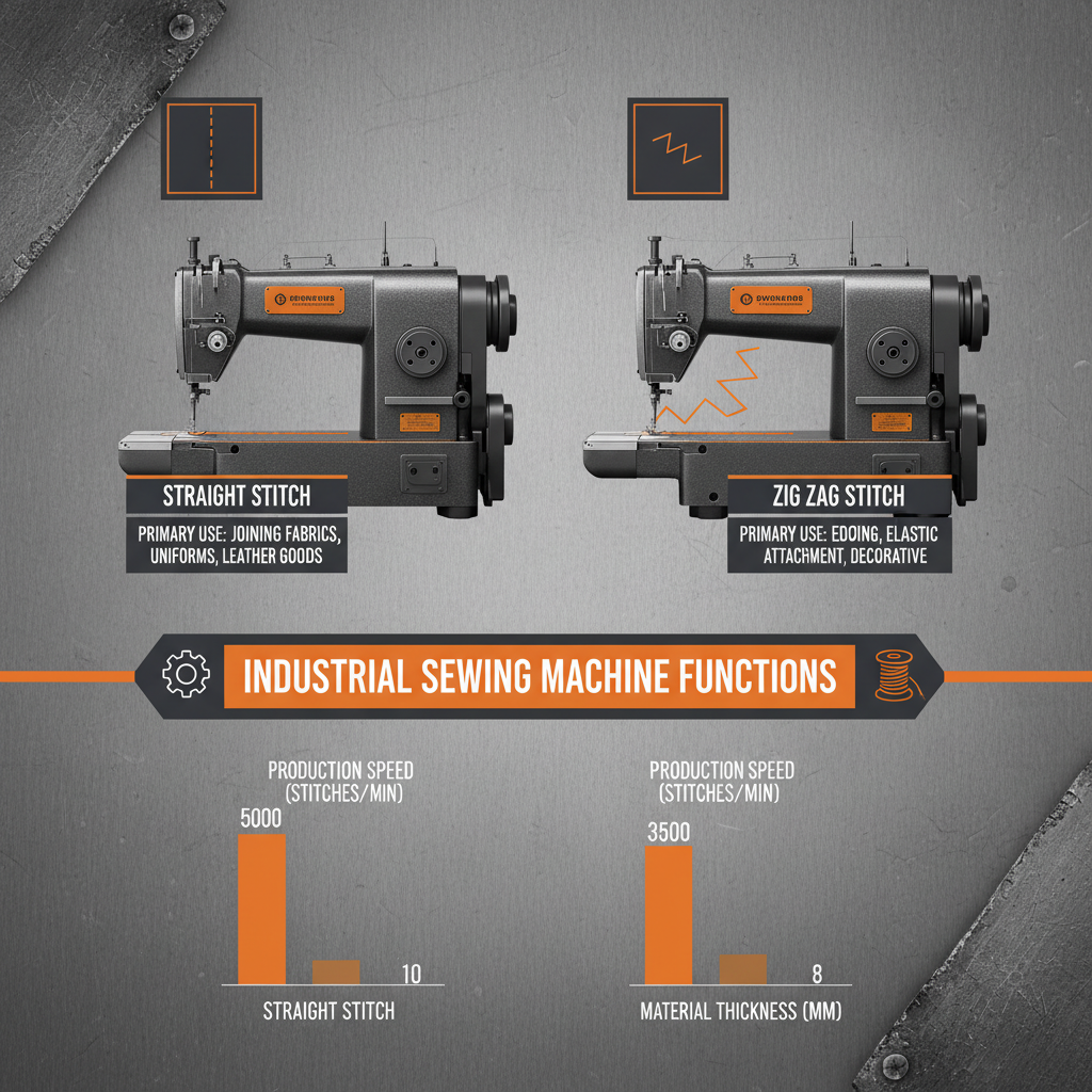 Understanding Industrial Sewing Machines Straight Stitch and Zig Zag Capabilities