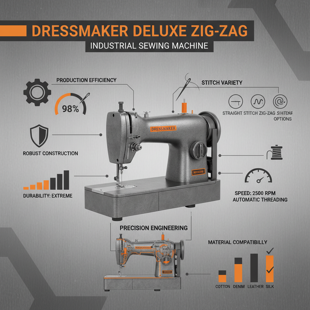 The Dressmaker Sewing Machine Deluxe Zig Zag A Comprehensive Guide