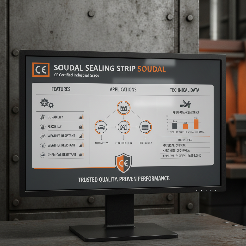 CE Certification Sealing Strip Soudal Ensuring Airtight and Watertight Solutions