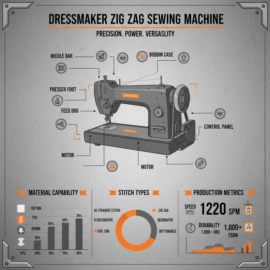 The Dressmaker Zig Zag Sewing Machine A Comprehensive Guide to Textile Artistry