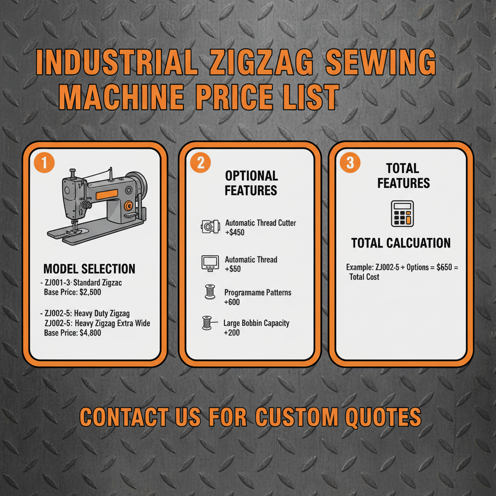 Comprehensive Industrial Zigzag Sewing Machine Price List and Buying Guide