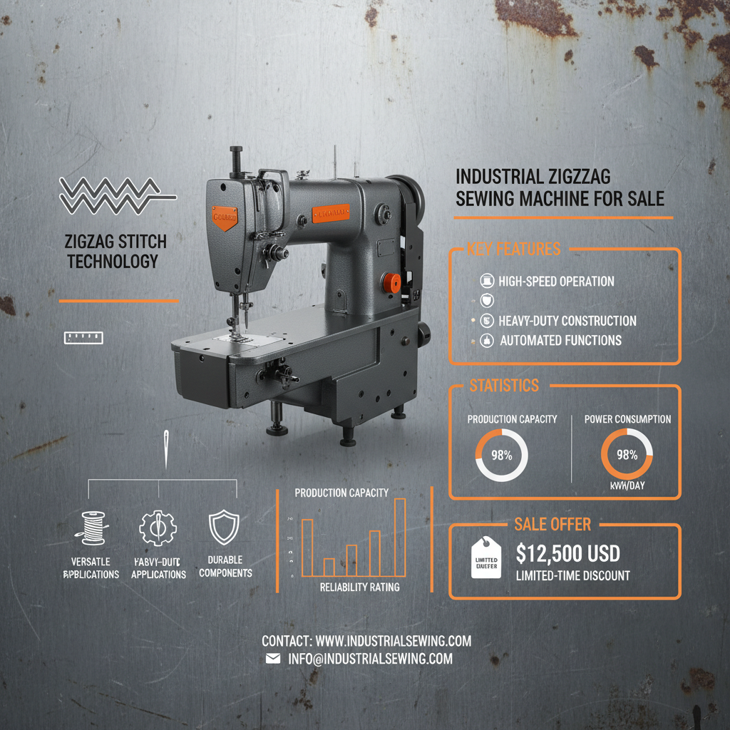 Find Your Ideal Industrial Zigzag Sewing Machine for Sale Today