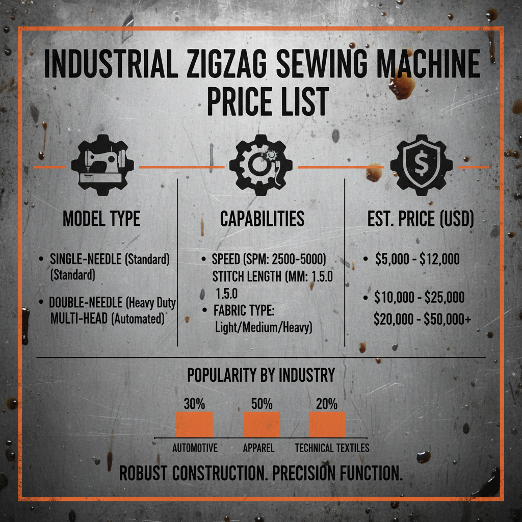 Comprehensive Industrial Zigzag Sewing Machine Price List and Buying Guide