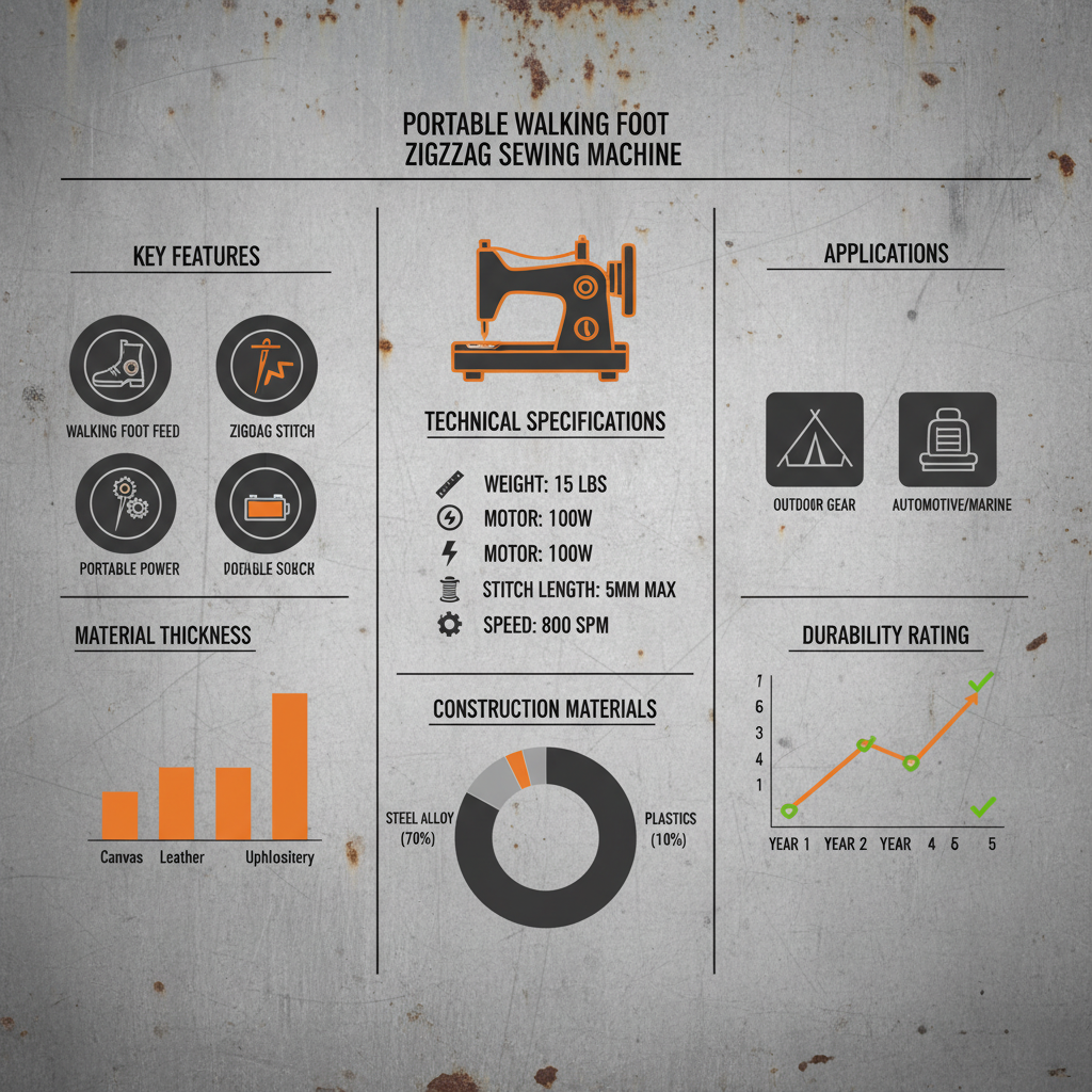 Choosing the Right Portable Walking Foot Zigzag Sewing Machine for Your Projects