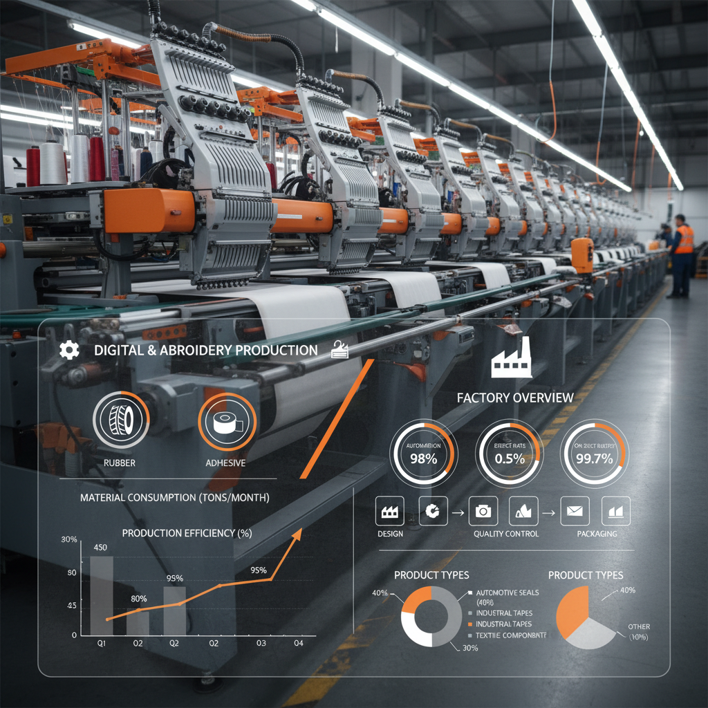 XTPFSM Digital Embroidery Factory Delivering Customization and Quality