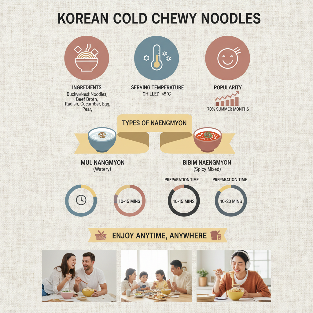 Discover the Refreshing World of Cold Chewy Noodles Korean Cuisine