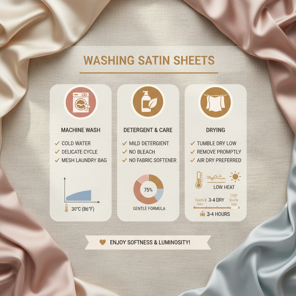 Comprehensive Guide to Washing Satin Sheets for Lasting Luxury