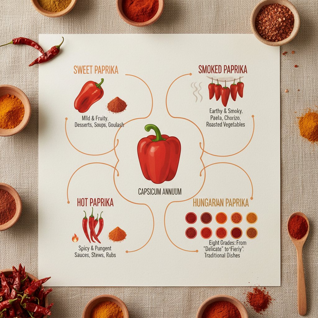 Exploring the World of Paprika Types and Their Culinary Uses