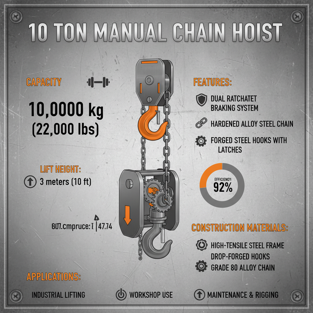 Comprehensive Guide to the 10 Ton Manual Chain Hoist for Lifting Applications