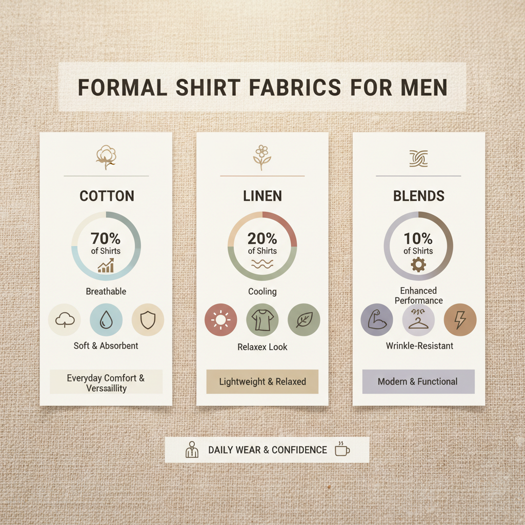 Discovering the Ideal Formal Shirt Fabric for Men and Their Uses