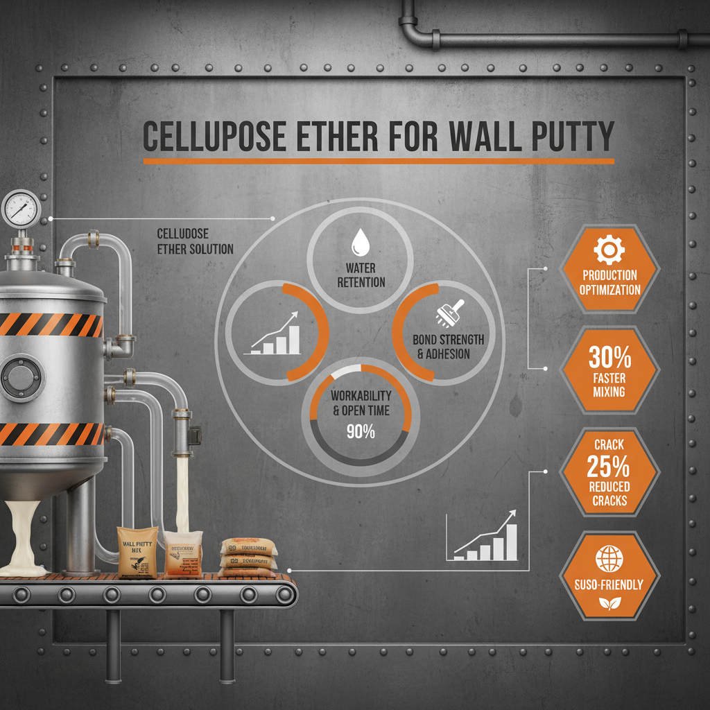 Optimizing Wall Putty Performance with Cellulose Ether for Superior Finishes