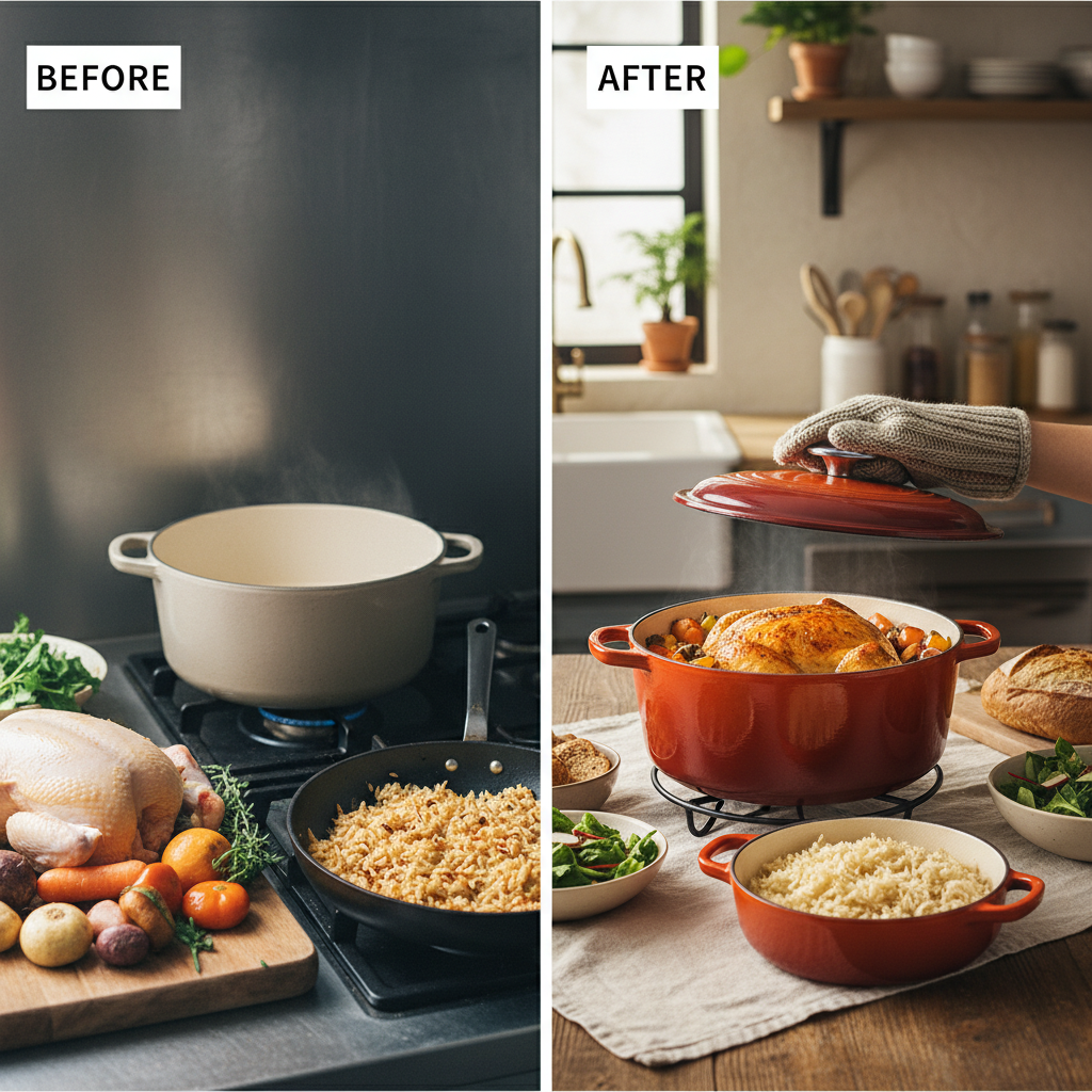 Discover the Benefits of a 5.5 qt Enameled Cast Iron Dutch Oven
