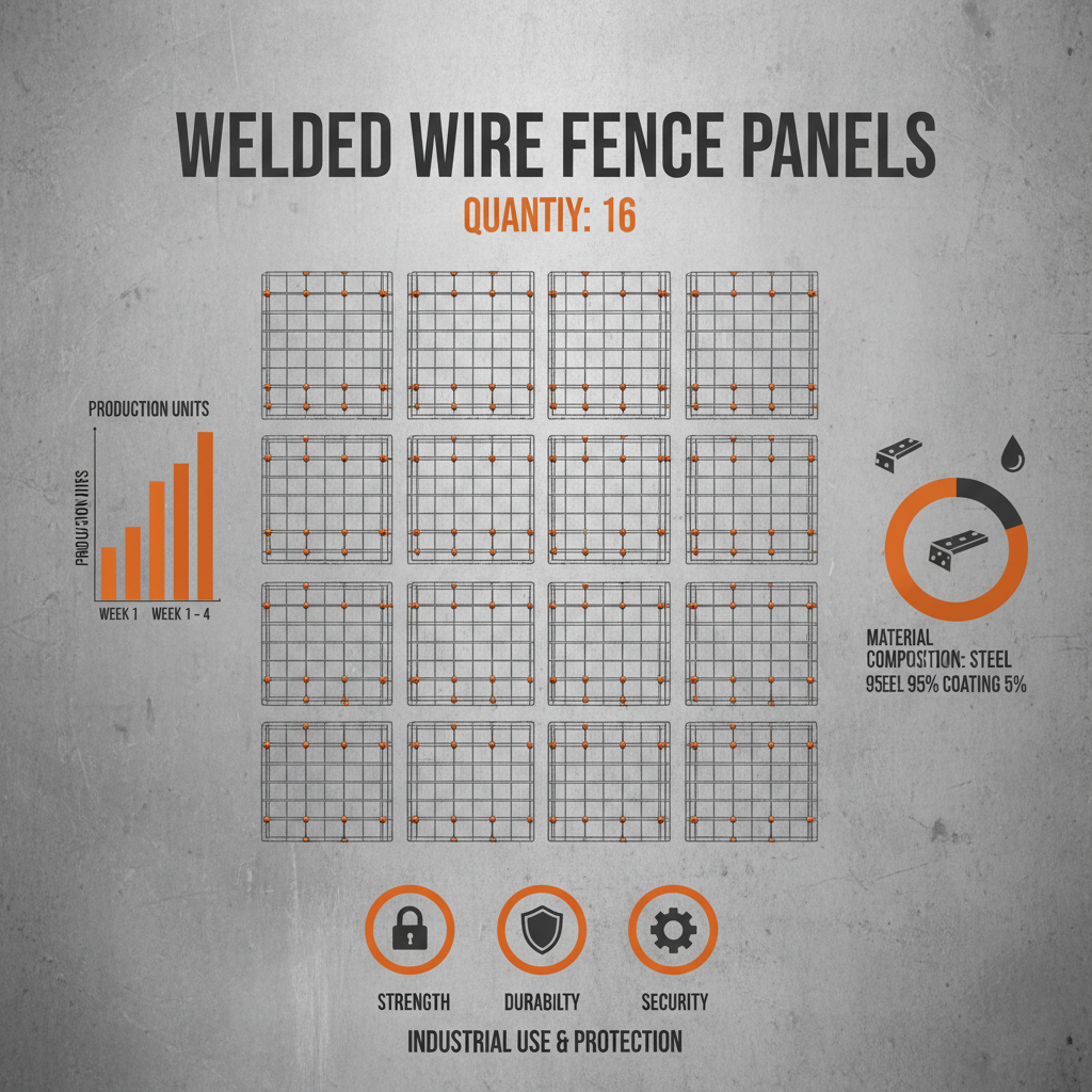 Enhance Your Security with Durable 16 Welded Wire Fence Panels