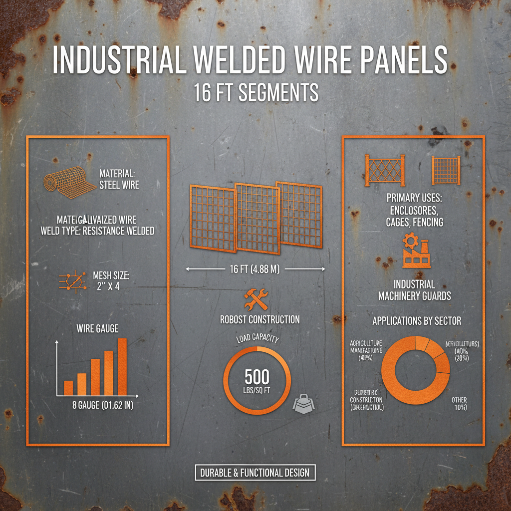 Comprehensive Guide to Durable 16 ft Welded Wire Panels for Security