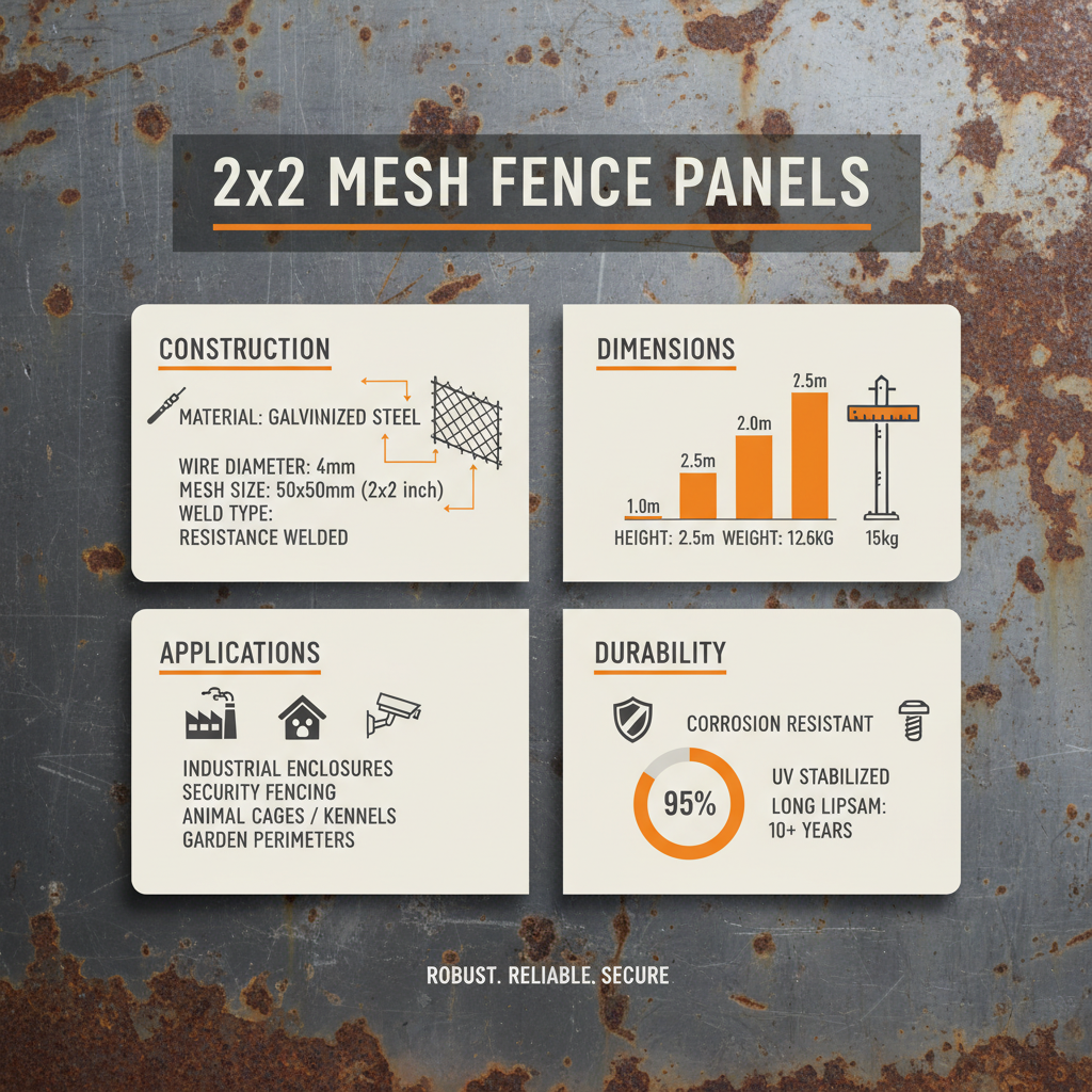 Comprehensive Guide to Durable 2x2 Mesh Fence Panels for Secure Boundaries