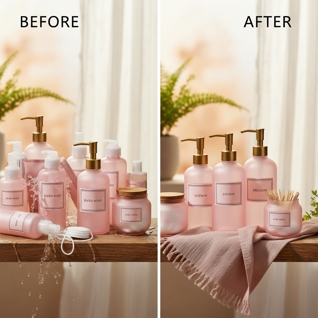 Exploring the Versatility and Elegance of Pink Glass Containers