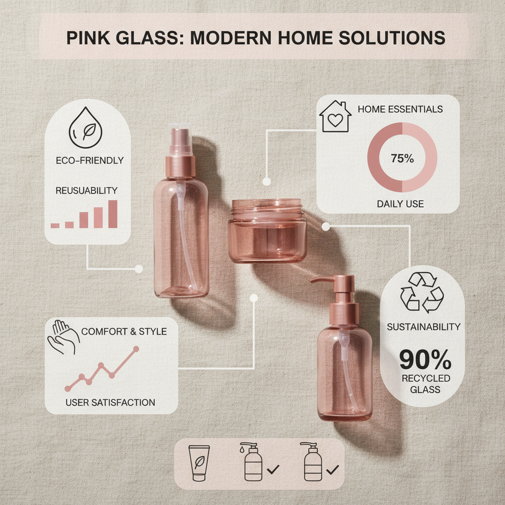 Exploring the Versatility and Elegance of Pink Glass Containers