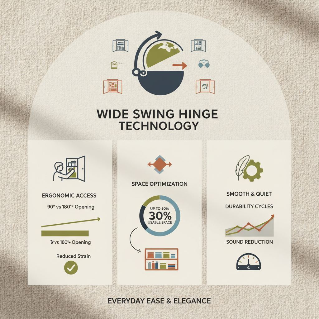 Exploring the Versatility of Wide Swing Hinges for Modern Applications