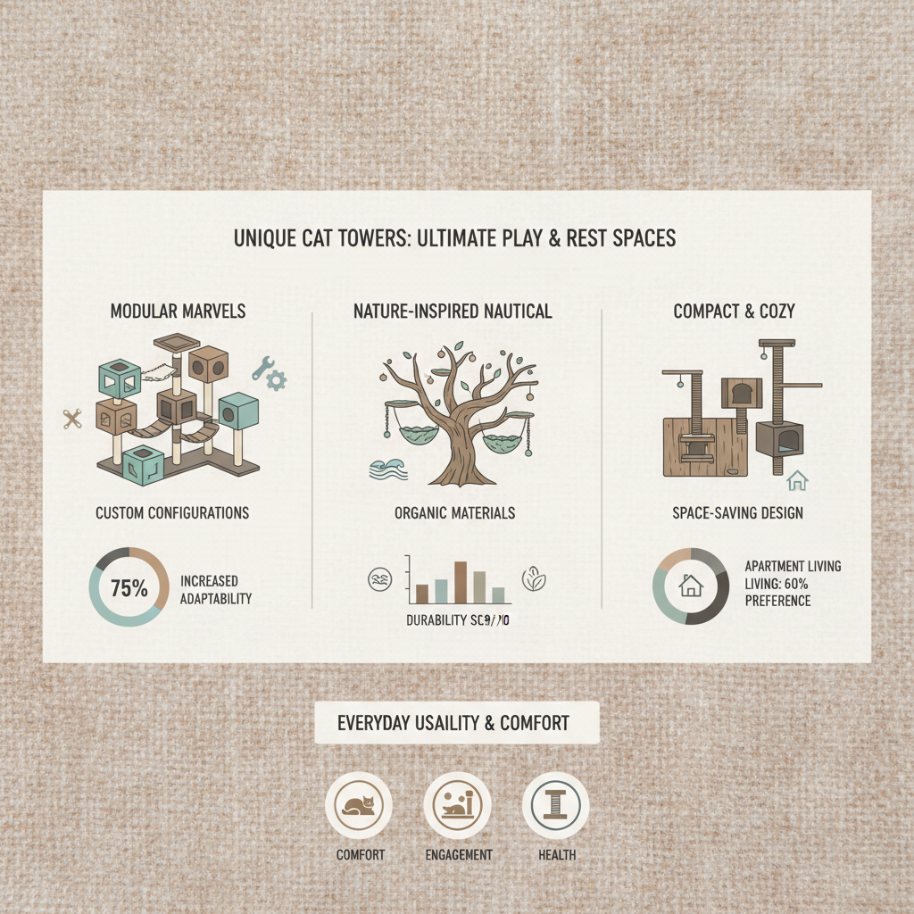 Discover the Perfect Unique Cat Towers for a Happy Feline Companion