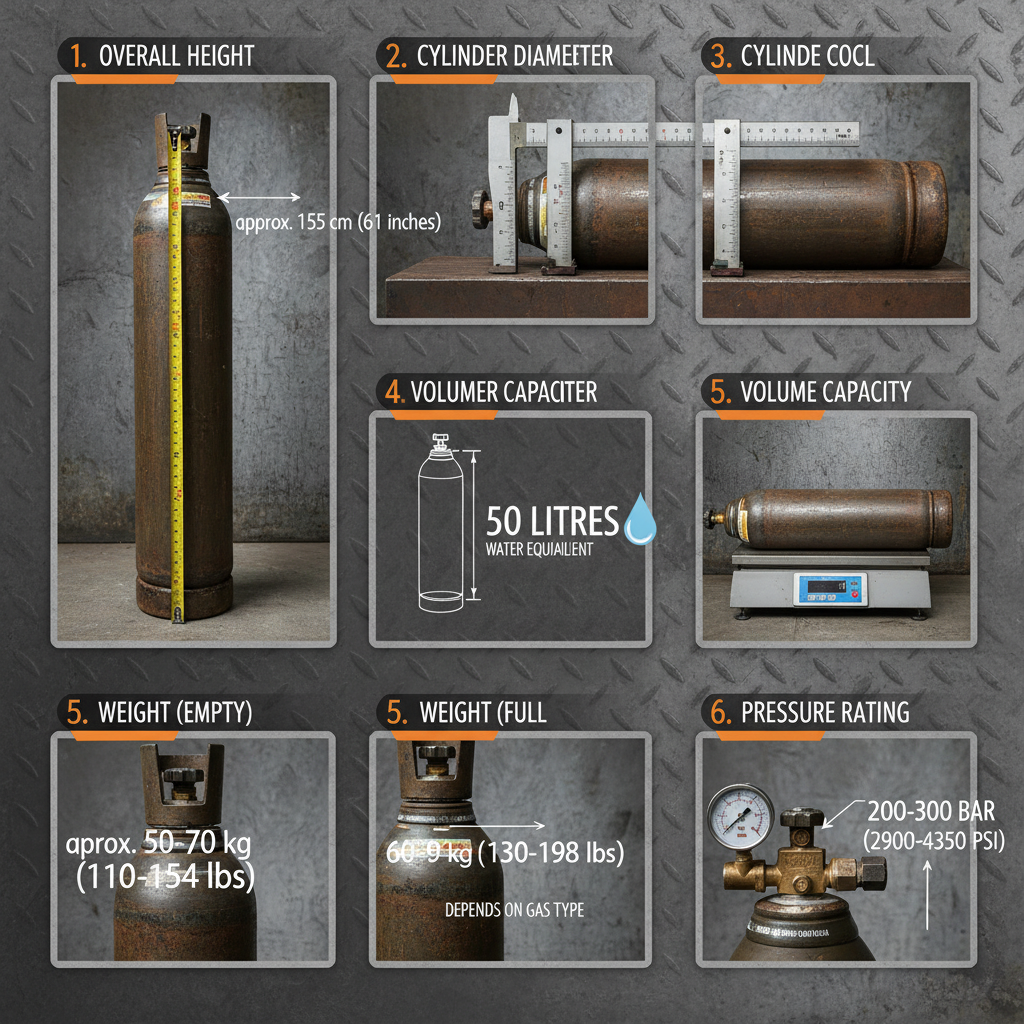 Understanding 50 Litre Gas Cylinder Dimensions for Safe and Effective Use