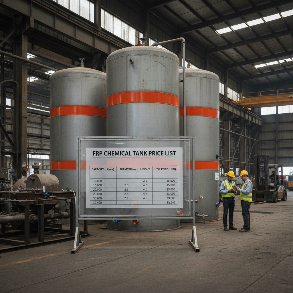 Understanding Chemical Tank Price Factors and Cost Optimization Understanding Chemical Tank Price Factors and Cost Optimization