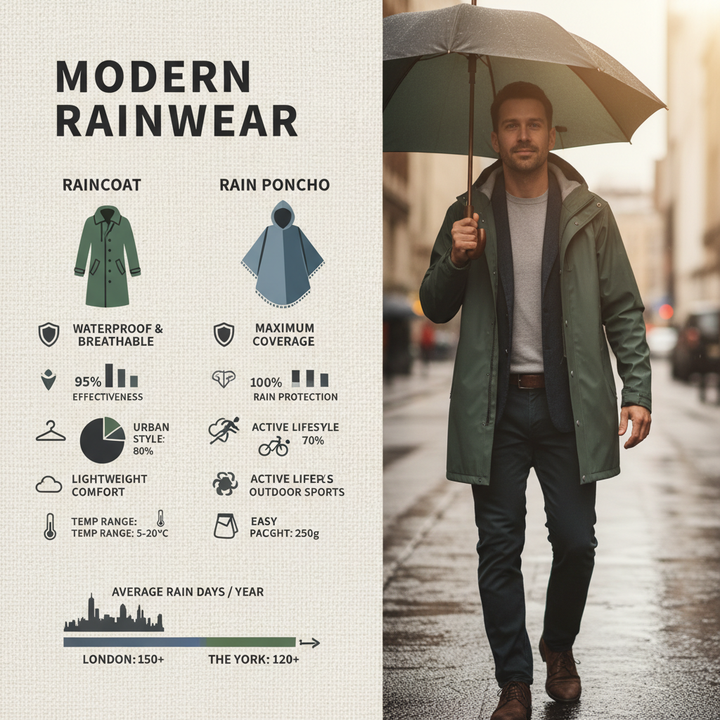 Discover the Ultimate Guide to Mens Modern Raincoats for Style and Protection