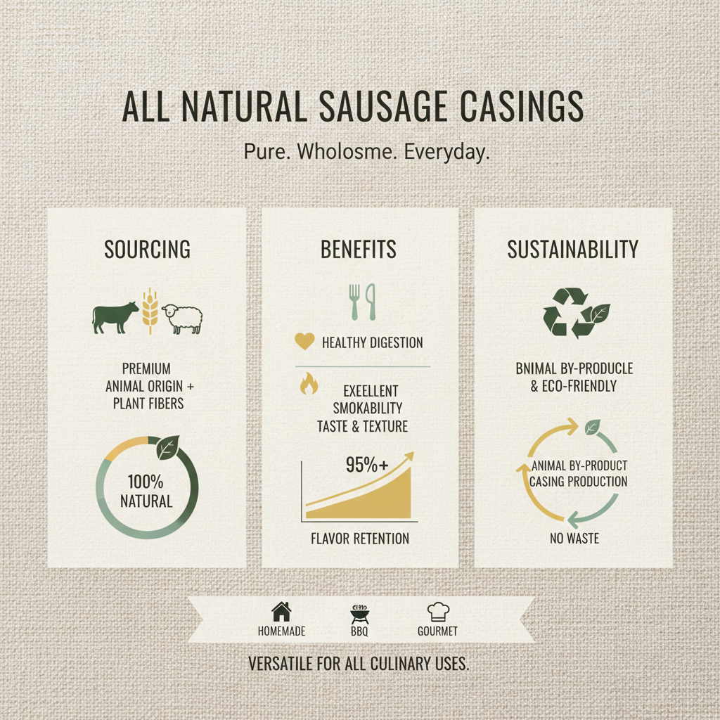 Elevate Sausage Quality with Premium All Natural Sausage Casings