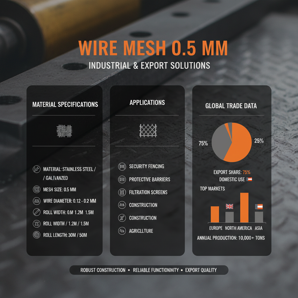 Comprehensive Guide to 0.5 mm Wire Mesh Applications and Benefits