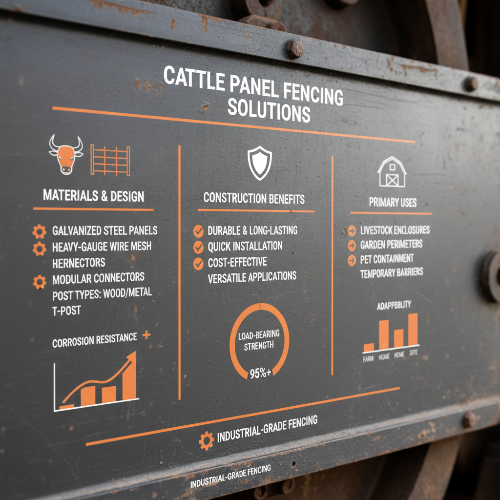 A Comprehensive Guide to Building a Durable Fence Made with Cattle Panels