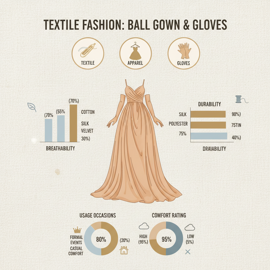 ball gown with gloves