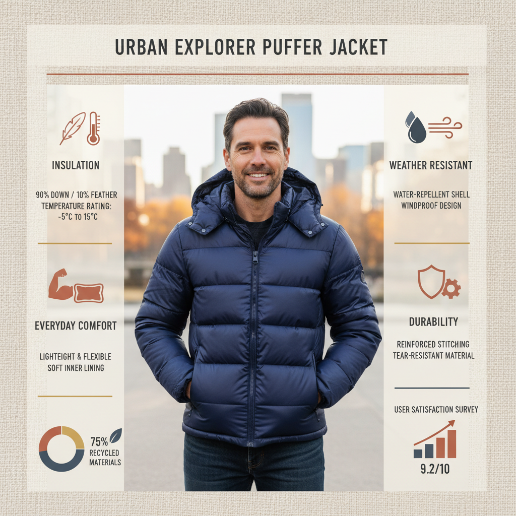 mens shiny puffer jacket