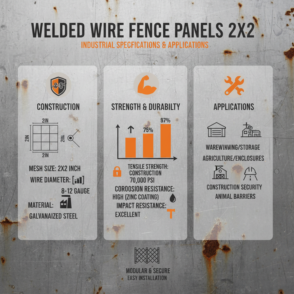 welded wire fence panels 2x2