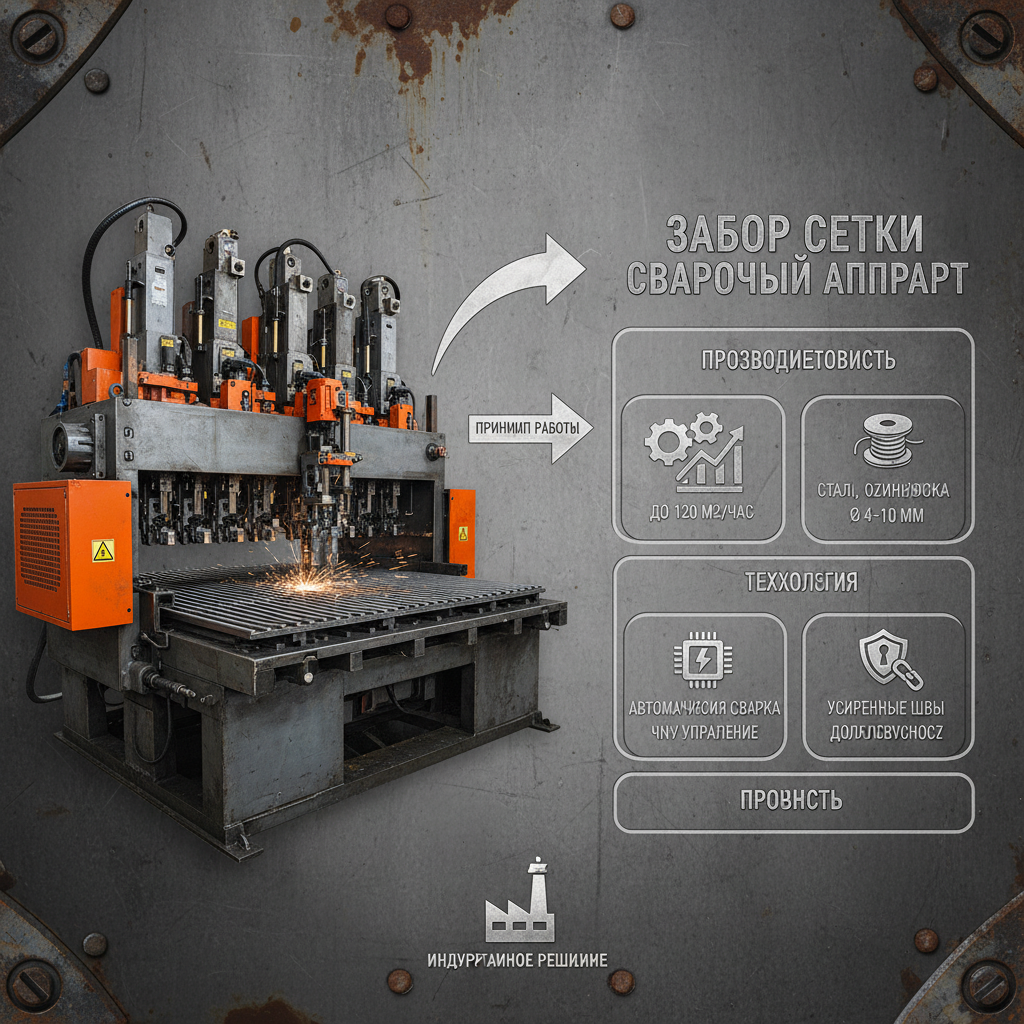 -Забор сетки сварочный аппарат