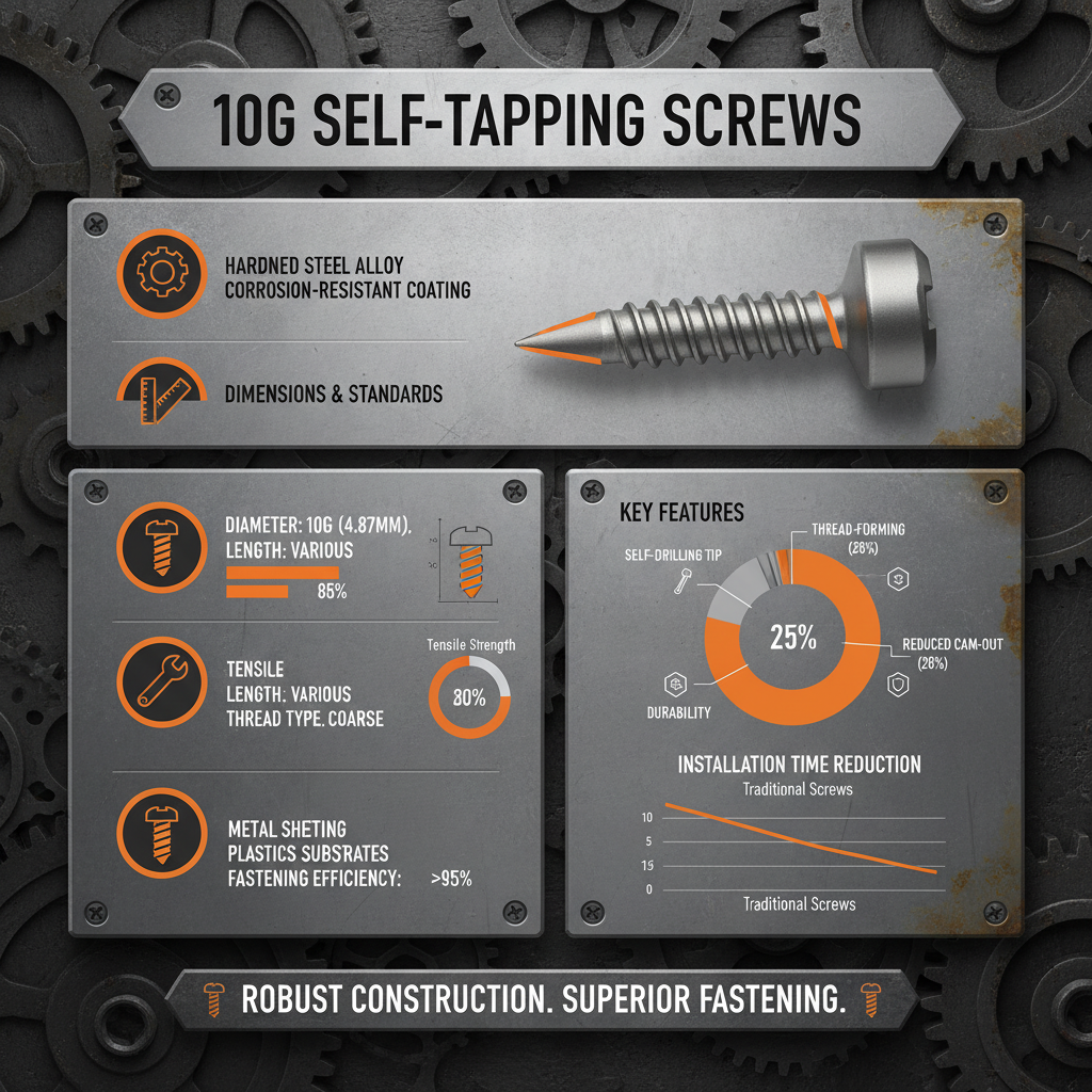 10g self tapping screws