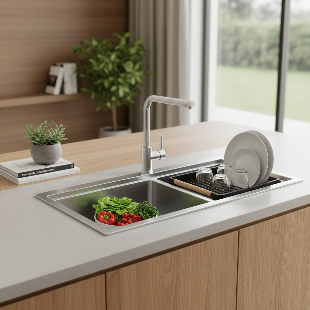 2 compartment sink
