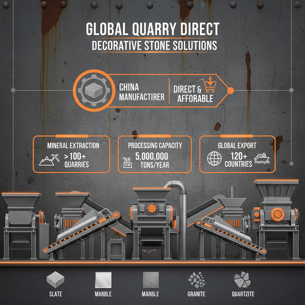 China manufacturer Direct Cheap Decorative Stone