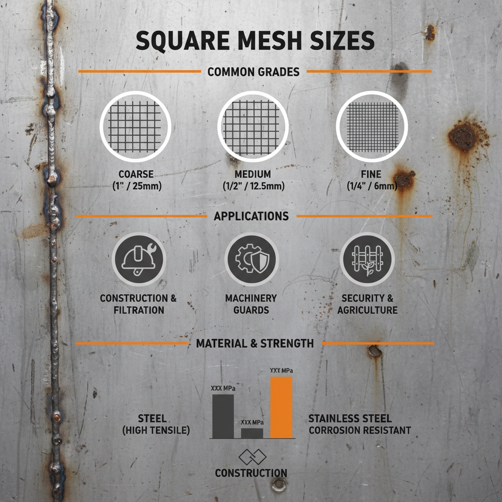 Understanding Square Mesh Sizes for Optimal Filtration and Application Success