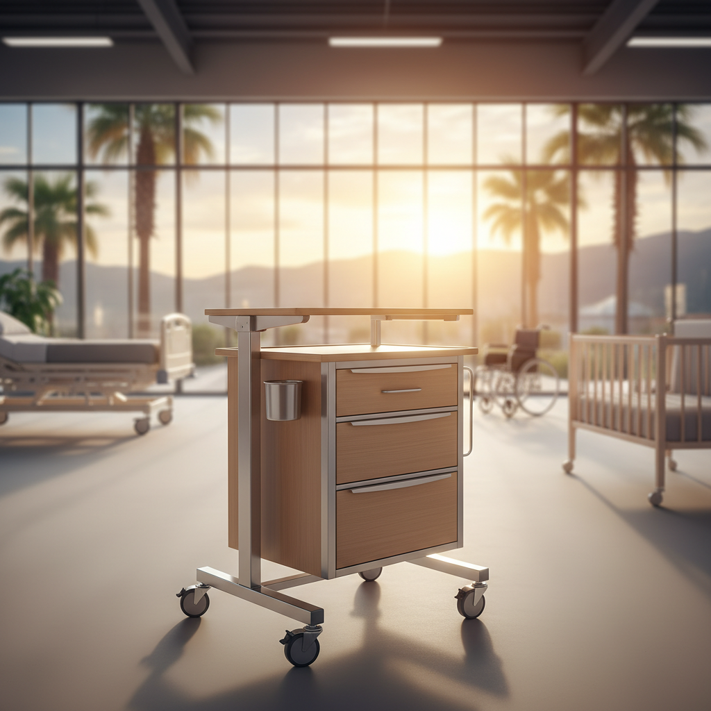 Optimizing Patient Care with the Modern Hospital Bedside Table on Wheels