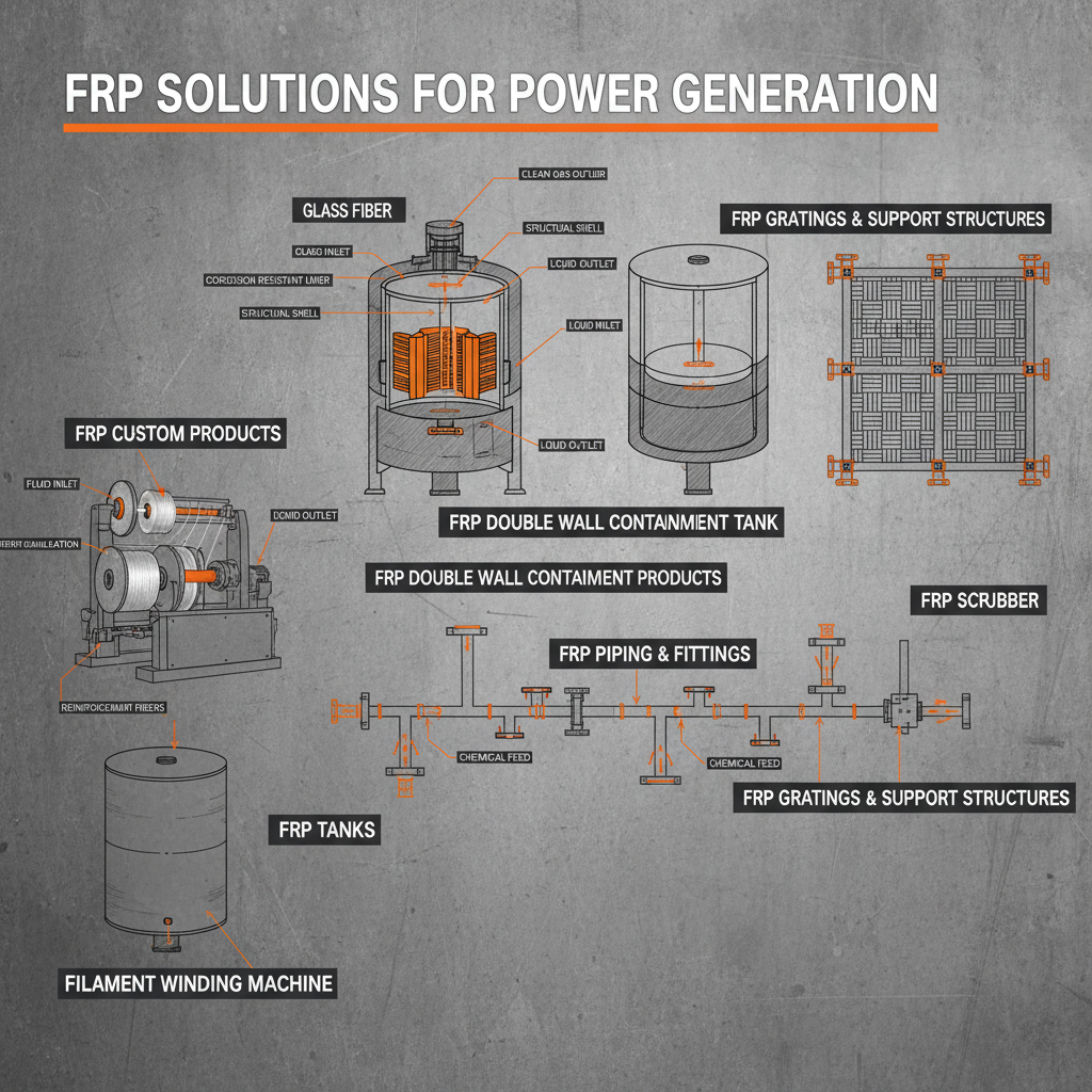 Advancements in frp products for thermal and nuclear power Plant Efficiency and Safety