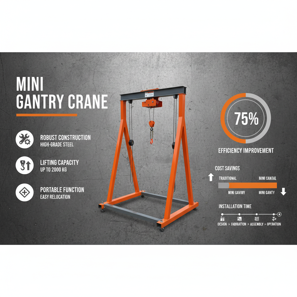 The Rising Importance of Mini Gantry Cranes in Modern Industrial Applications