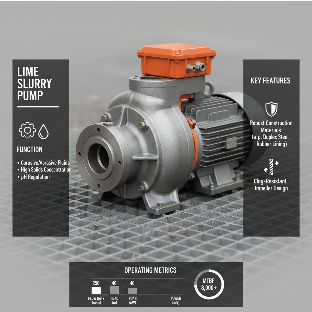 Optimizing Industrial Processes with Efficient Lime Slurry Pump Solutions