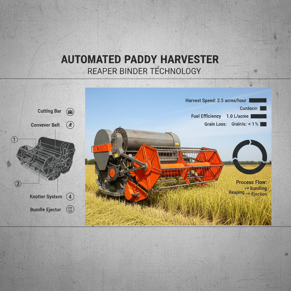 Advancements in Paddy Reaper Binder Machine Technology for Efficient Rice Harvesting