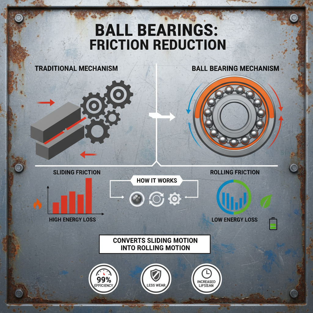 How Do Ball Bearings Reduce Friction in Machinery and Improve Efficiency