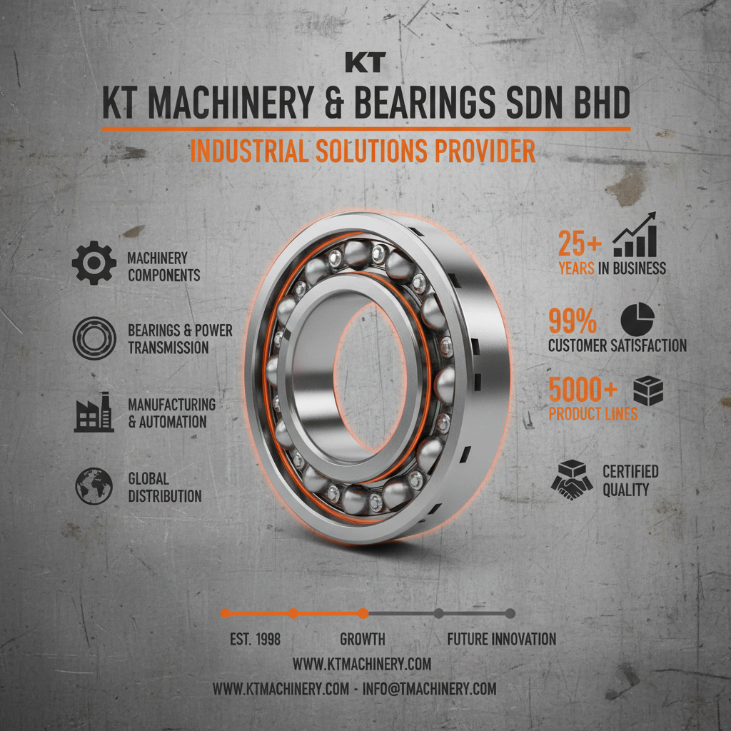 KT Machinery Bearings Sdn Bhd Essential Solutions for Global Industrial Sectors