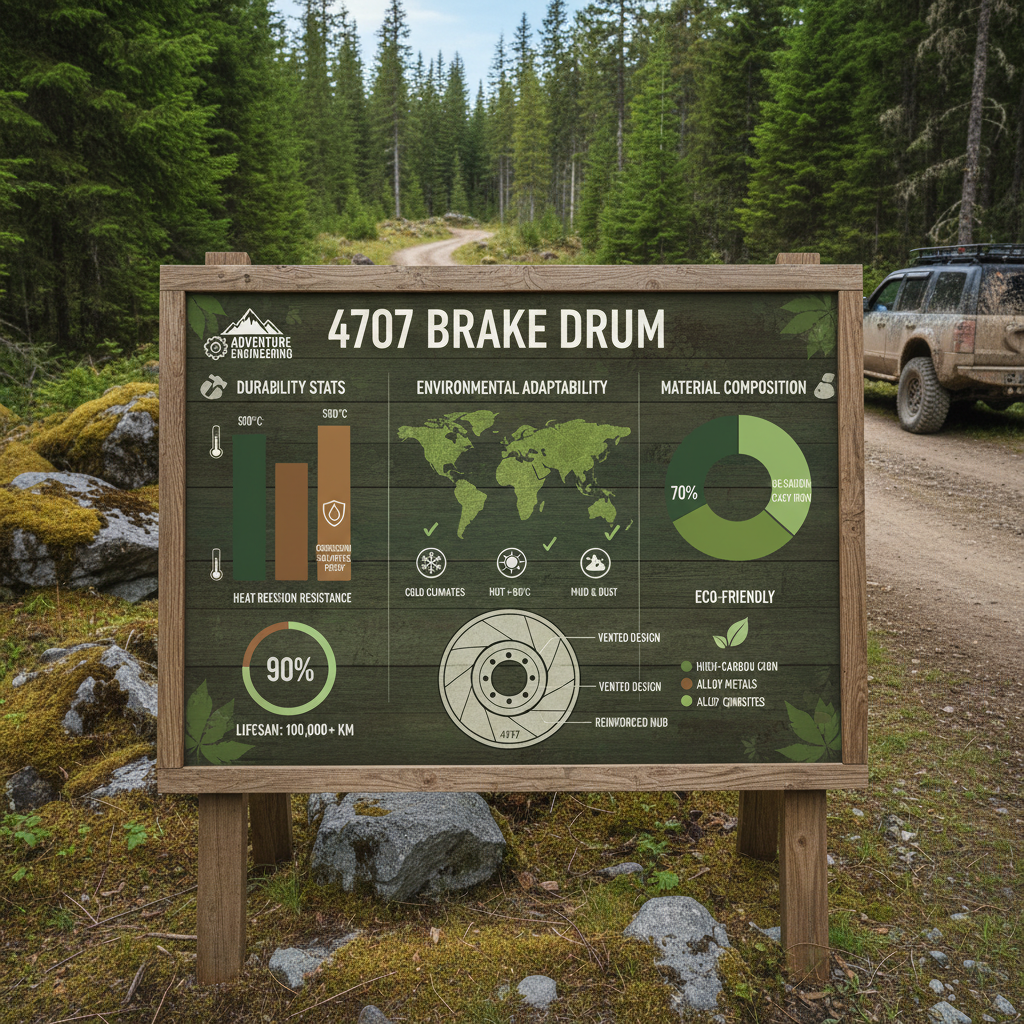 Comprehensive Analysis of the 4707 Brake Drum for Enhanced Braking Systems
